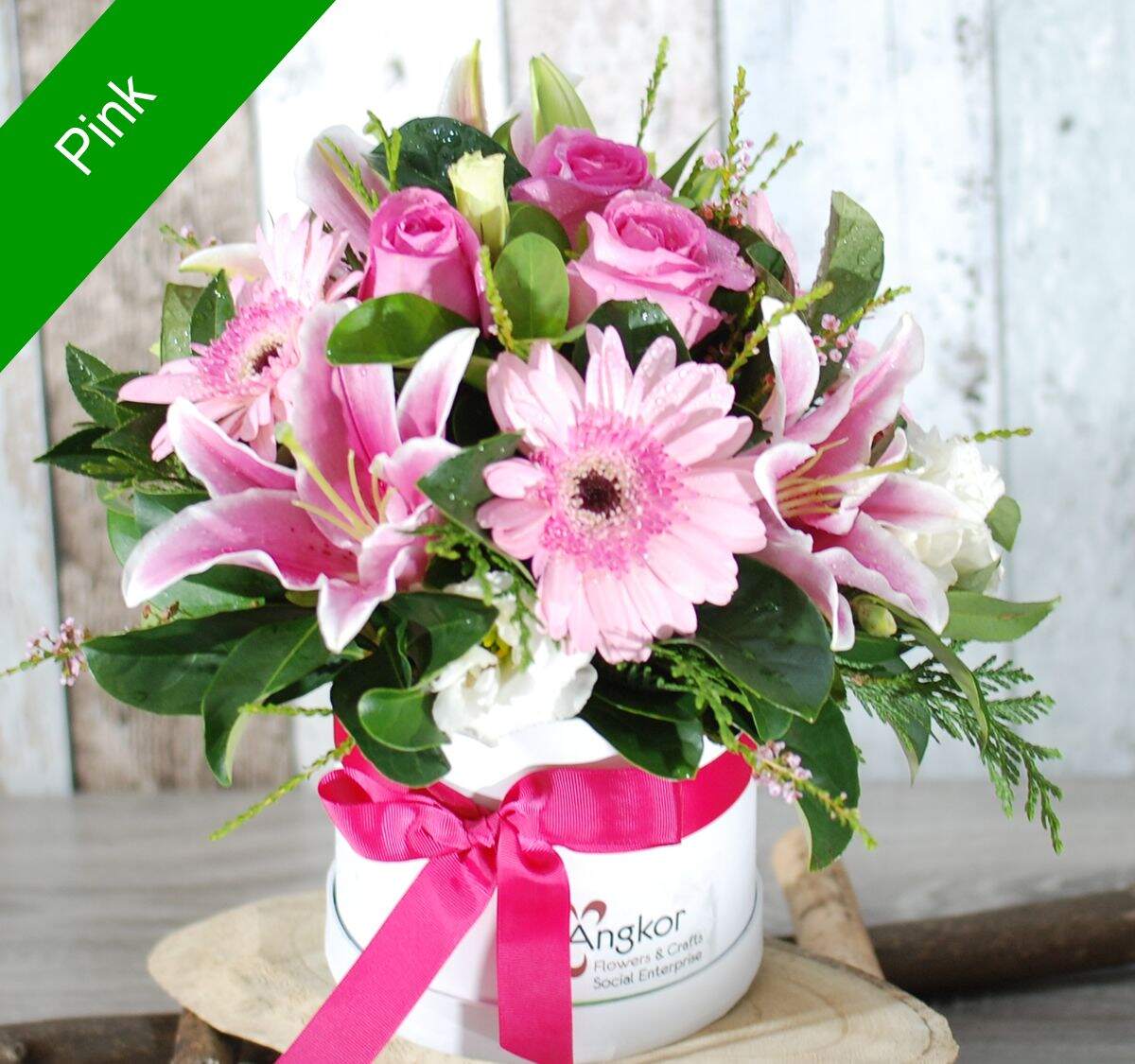 Stylish Pink Hatbox – HB09
